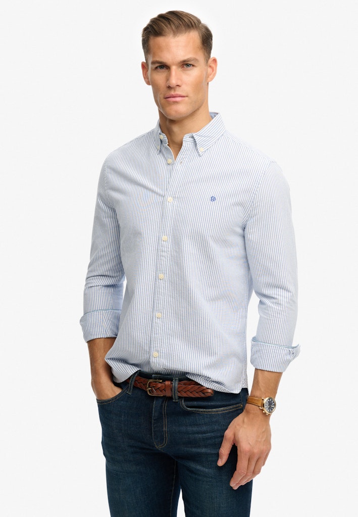 Camisa Oxford Preppy de Manga Larga [fc:image_id:68f008c419bf70f5f713e5c2] [fc:hash:440861dbf5cb69b899014c6e4ec3e79506ea003c]