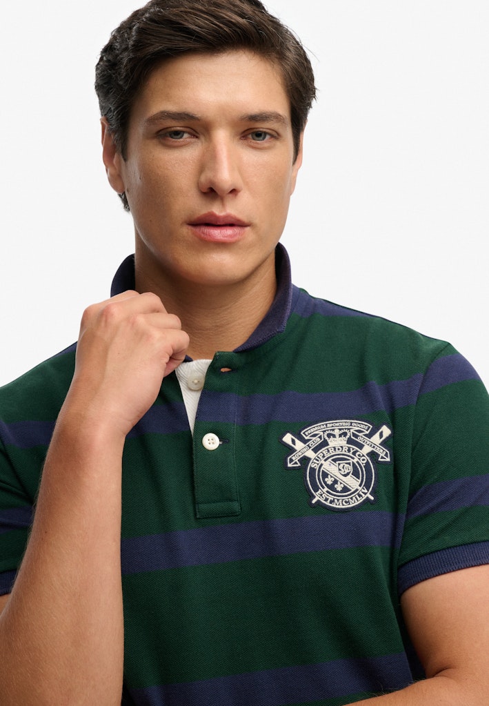Polo Crest Stripe [fc:image_id:691e2d8fd918bfd5ff5c1790] [fc:hash:50209ae1e8252840e44b4cad35b2091f474b0cbb]