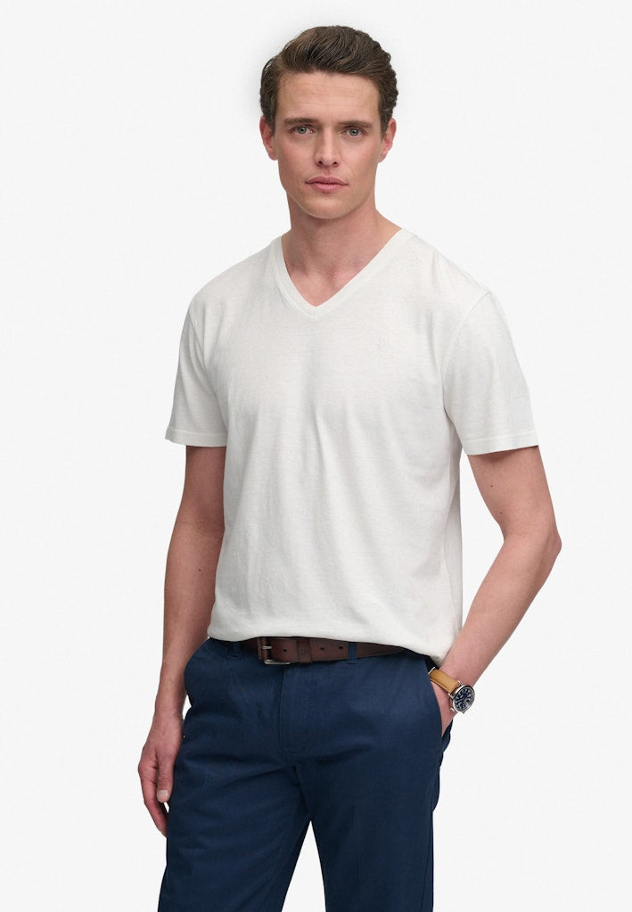 Camiseta Clásica Cuello en V Corte Relajado [fc:image_id:69c58c23bc0c5b5c8422a580] [fc:hash:09639e57e5342be6f5b3c7fef90f7c37cc519a2f]